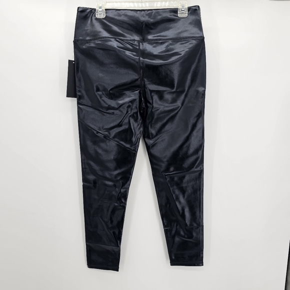 Mono B High Waist Faux Leather Leggings women's size 1X new with tag - Picture 3 of 5